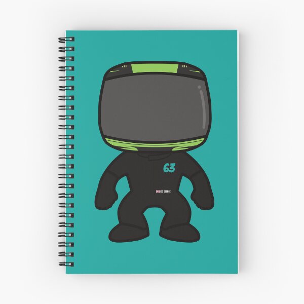 Item preview, George Russell Custom Driver Mini Figure – F1 2023 Season Green Helmet designed and sold by GreazyL.