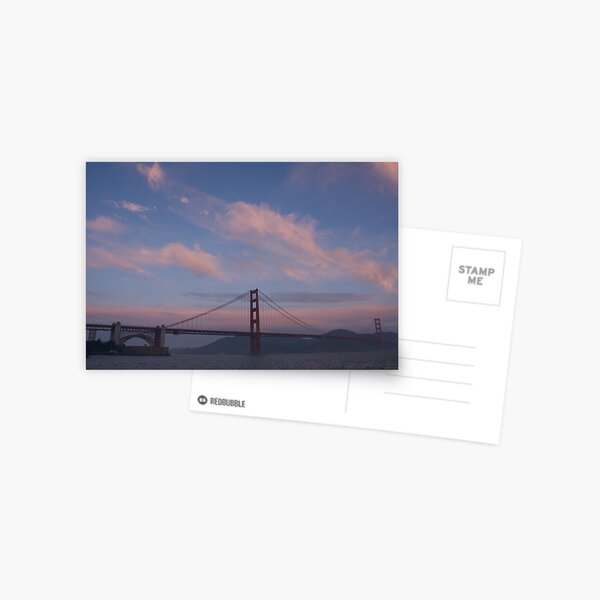 Golden Gate Bridge Postcard