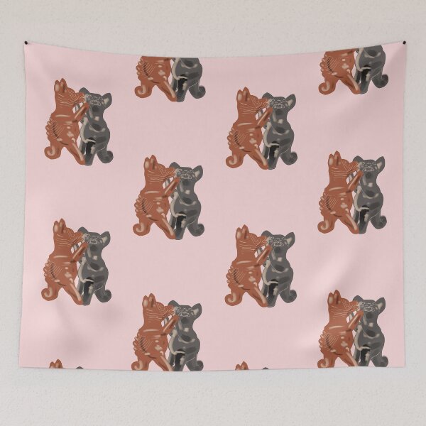 Item preview, Colima dogs dancing designed and sold by El Brown Mercado.