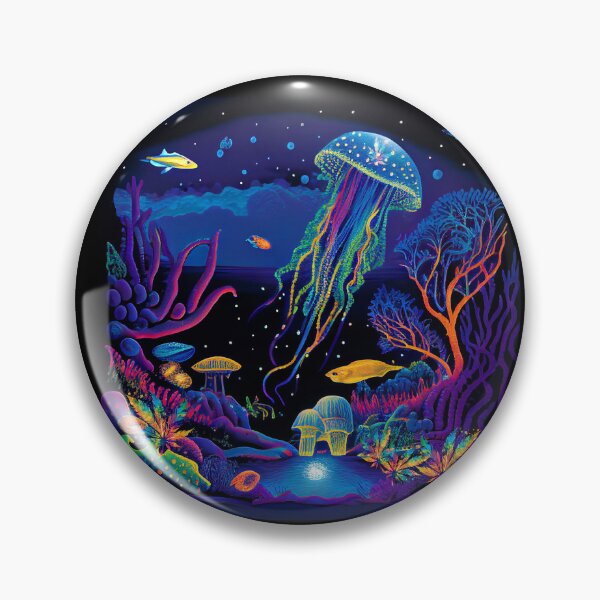 Item preview, Weed Cannabis Strains Psychedelic Electric Jellyfish designed and sold by Coder-T.