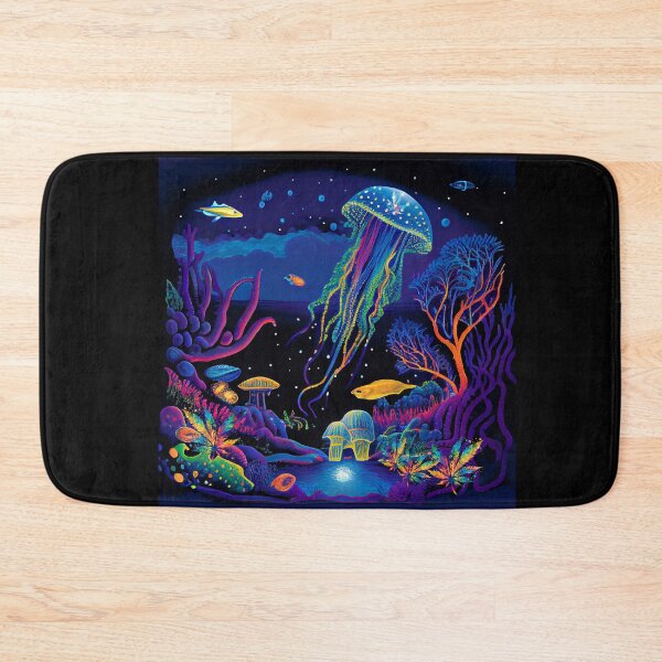 Item preview, Weed Cannabis Strains Psychedelic Electric Jellyfish designed and sold by Coder-T.