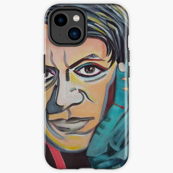 Blue Hand Contemplation iPhone Tough Case