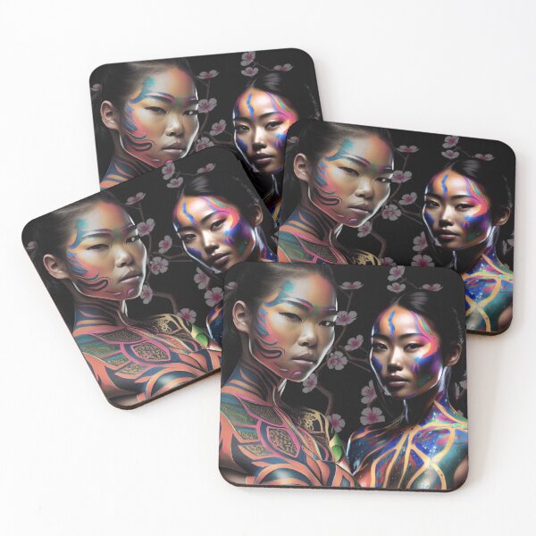 Item preview, Asian women art designed and sold by Designs by Sean Z.