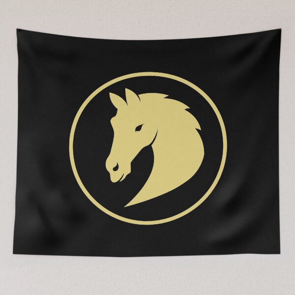 Item preview, golden horse head designed and sold by andrew JOHNSEN.