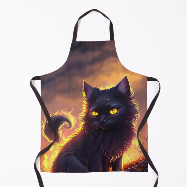 Item preview, Fluffy Black Cat designed and sold by FireScreen.