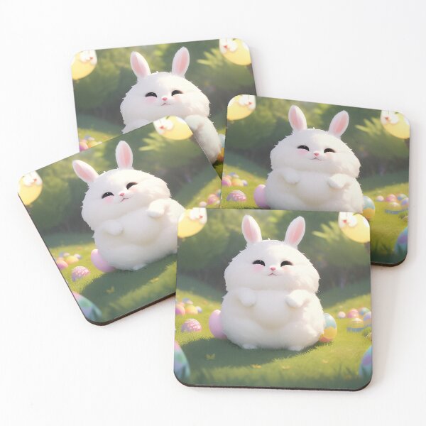 Item preview, Anime Cute White Bunny - 01 designed and sold by Rafael Branco.