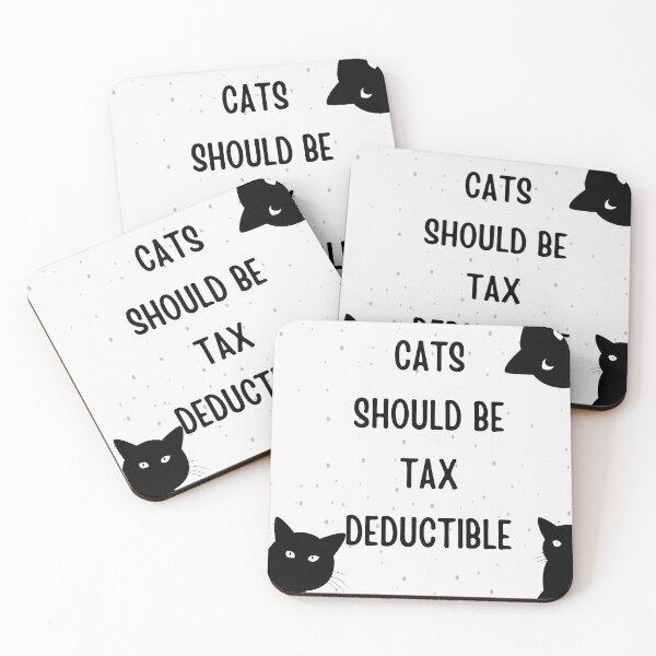 Item preview,  cats should be tax deductible designed and sold by Souphhiane.