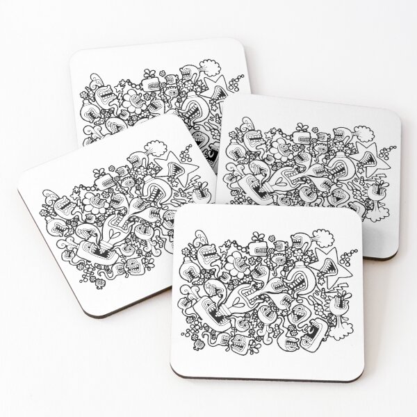 Item preview, Space Doodles B&W designed and sold by Gioco Roesch.