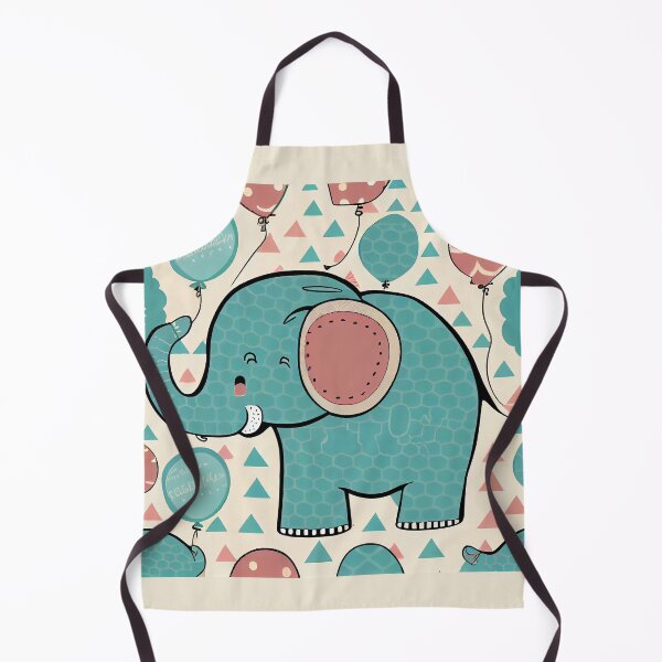 Aperçu de l'œuvre Cute pattern of colored elephants créée et vendue par CutePatternsRB.