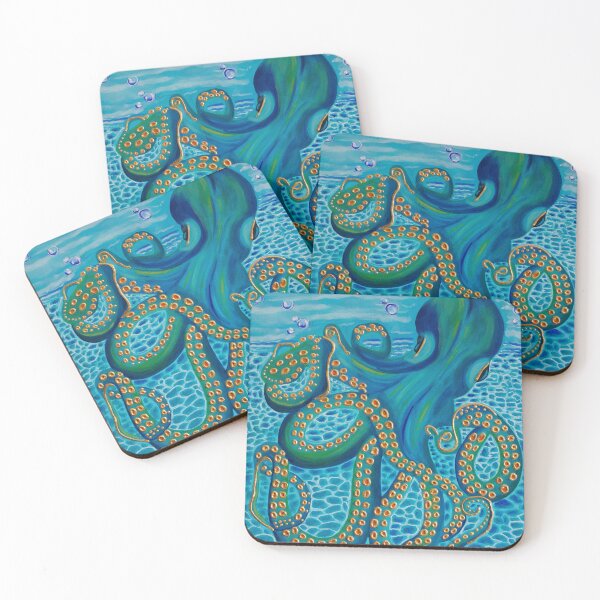 Item preview, Octopus' Garden designed and sold by Megan JL Evans Art.