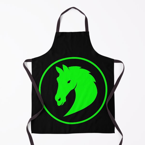Item preview, green horse head designed and sold by andrew JOHNSEN.
