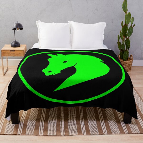 Item preview, green horse head designed and sold by andrew JOHNSEN.