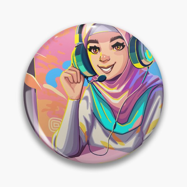 Item preview, Muslim girl gamer designed and sold by Ekaterina Glazkova.