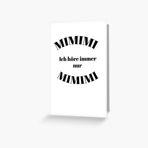 MIMIMI Grußkarte