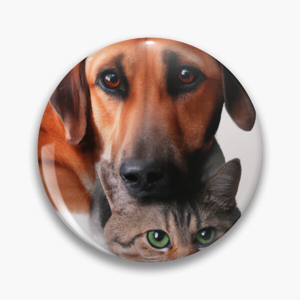 Item preview, A dog and a cat are cuddling together designed and sold by FSDI1.