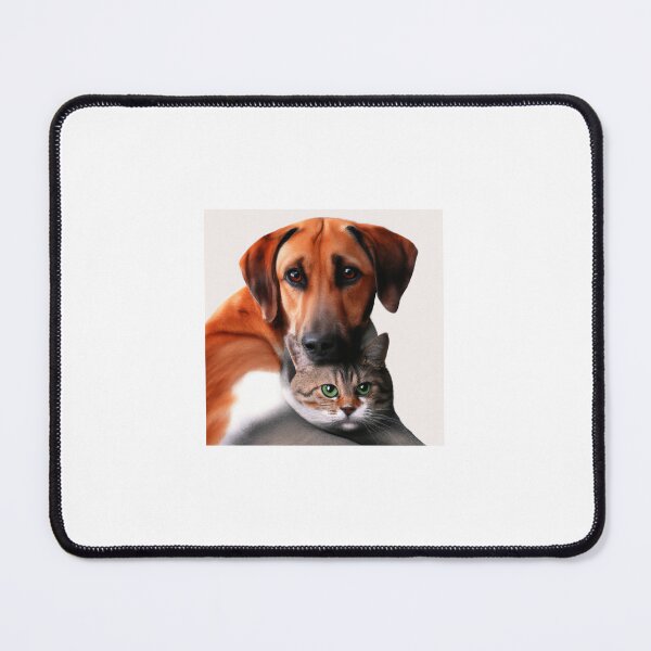Item preview, A dog and a cat are cuddling together designed and sold by FSDI1.