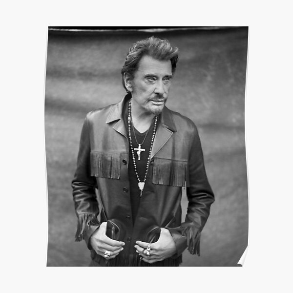 Johnny Hallyday Art Poster