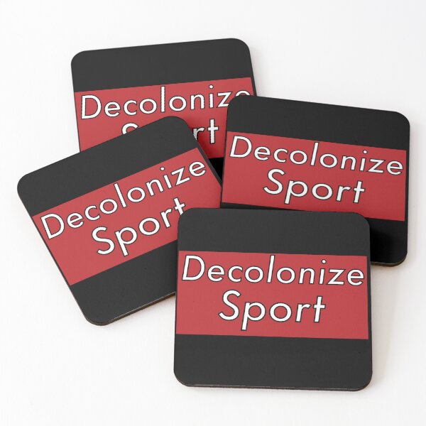 Item preview, Decolonize Sport Text on Red - Decolonization designed and sold by jolabrese.