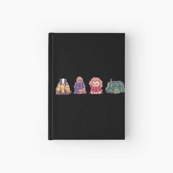 Magical Animals in scarf  Hardcover Journal