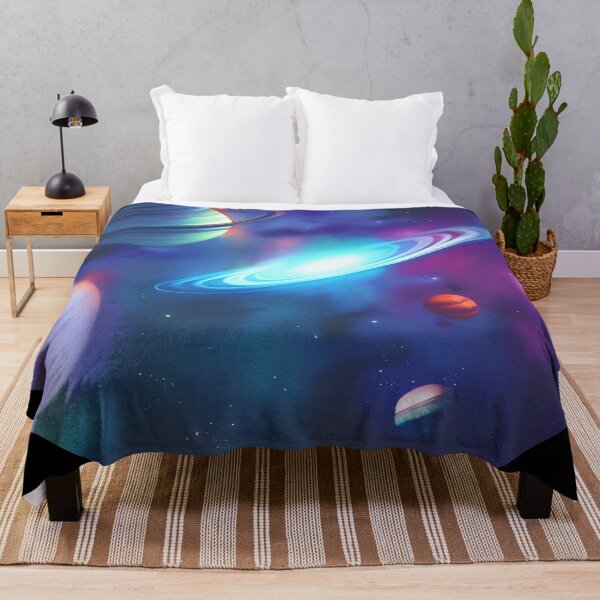 Item preview, Planets in a Colorful Galaxy designed and sold by CosmicNox.