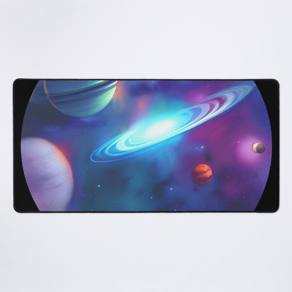 Item preview, Planets in a Colorful Galaxy designed and sold by CosmicNox.