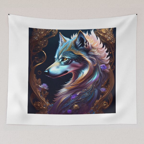 Item preview, Fantastical Starry Wolf designed and sold by Queen1120.