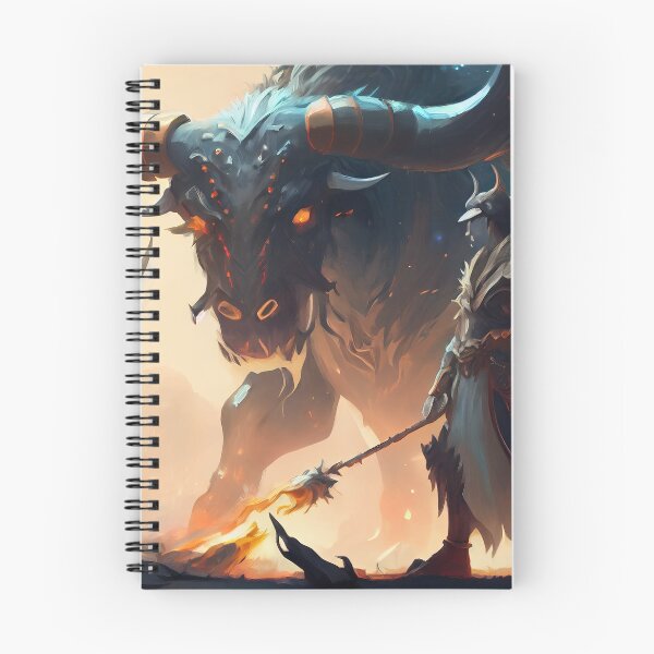 Item preview, Demon Bull And The Hunter designed and sold by TaurusDigital.