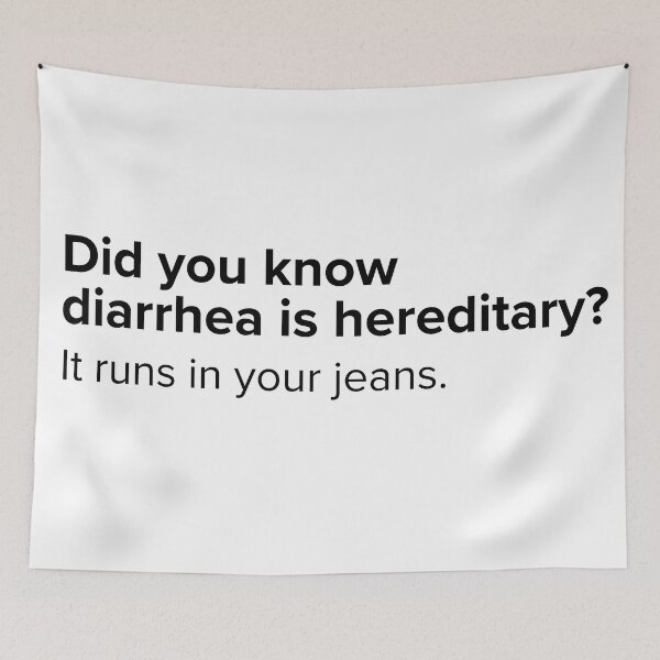 Item preview, Did you know diarrhea is hereditary? | PUNS | The Last of Us designed and sold by AllPunAndGames.
