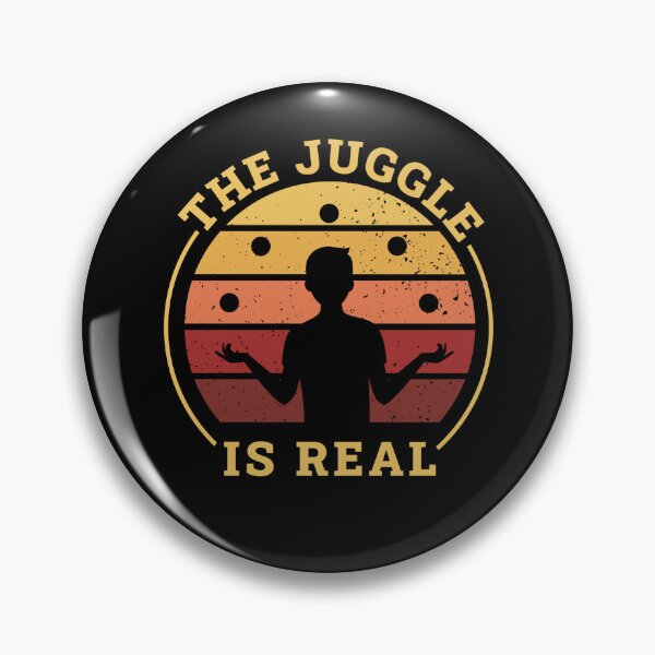 Item preview, The Juggle Is Real Funny Juggling Juggler  designed and sold by The Junto Shop.