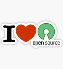 i love open source Sticker