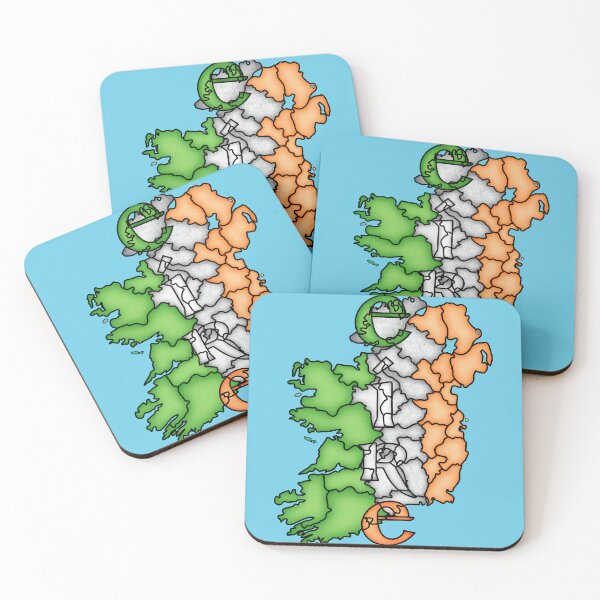 Item preview, Ireland Map version two  designed and sold by jephwho.