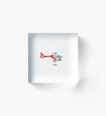 Rescue Helicopter Acrylic Block