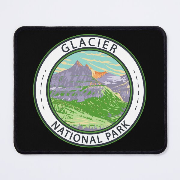 Item preview, Glacier National Park In Spring Badge designed and sold by KrisSidDesigns.