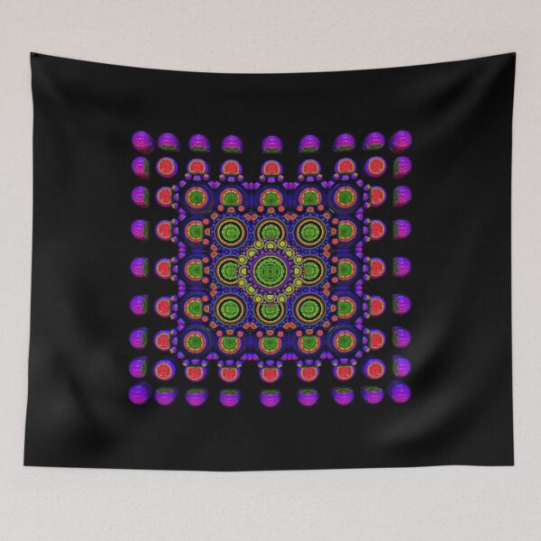 Item preview, 3D Fractal Art - Square Mandala designed and sold by Fractal-Graphic.
