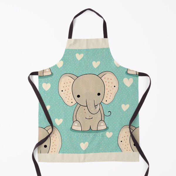 Aperçu de l'œuvre Cute pattern of colored elephants créée et vendue par CutePatternsRB.