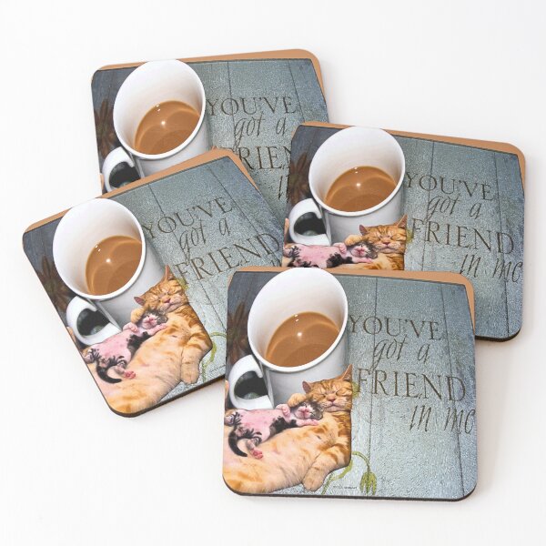 Item preview, Dreamy Coffee Cat Friends designed and sold by kristalcurt.
