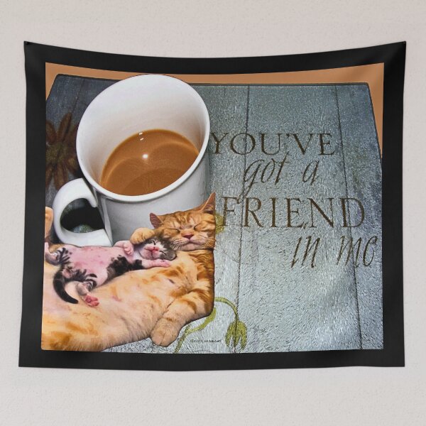 Item preview, Dreamy Coffee Cat Friends designed and sold by kristalcurt.