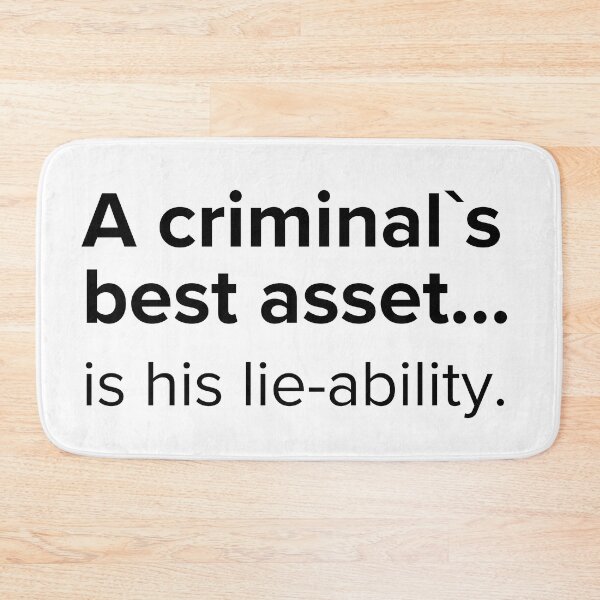 Item preview, A criminal's best asset...is his lie-ability. | PUNS | The Last of Us designed and sold by AllPunAndGames.