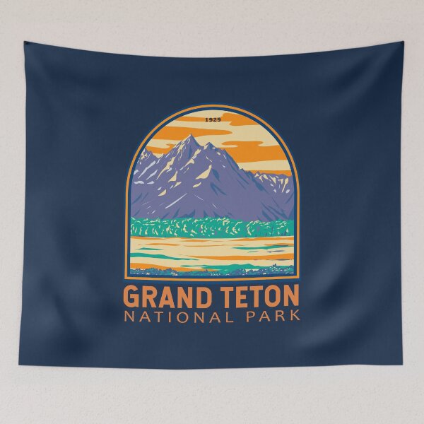 Item preview, Grand Teton National Park In Spring Emblem designed and sold by KrisSidDesigns.