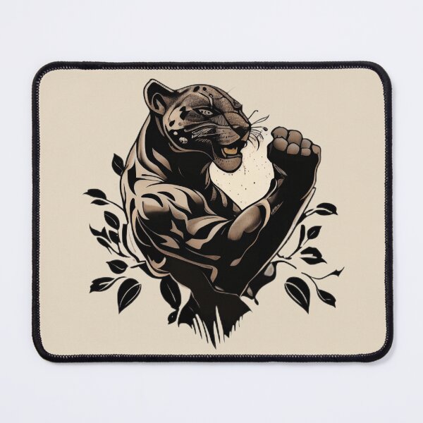 Item preview, Black Panther Traditional Tattoo designed and sold by TourDePassion.