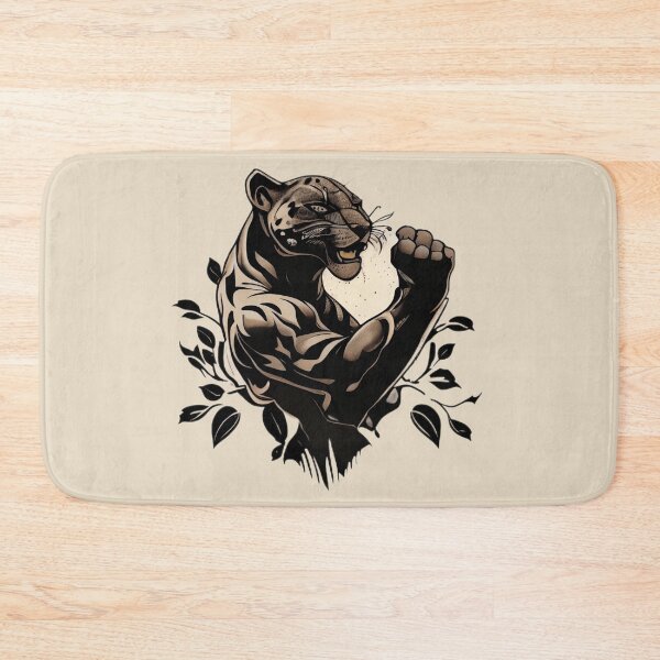 Item preview, Black Panther Traditional Tattoo designed and sold by TourDePassion.