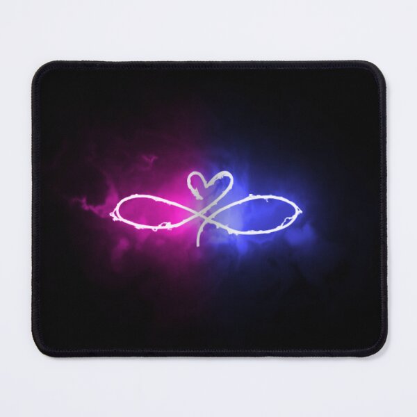 Item preview, Blue & Pink Neon Infinity Heart  designed and sold by Cyra26.