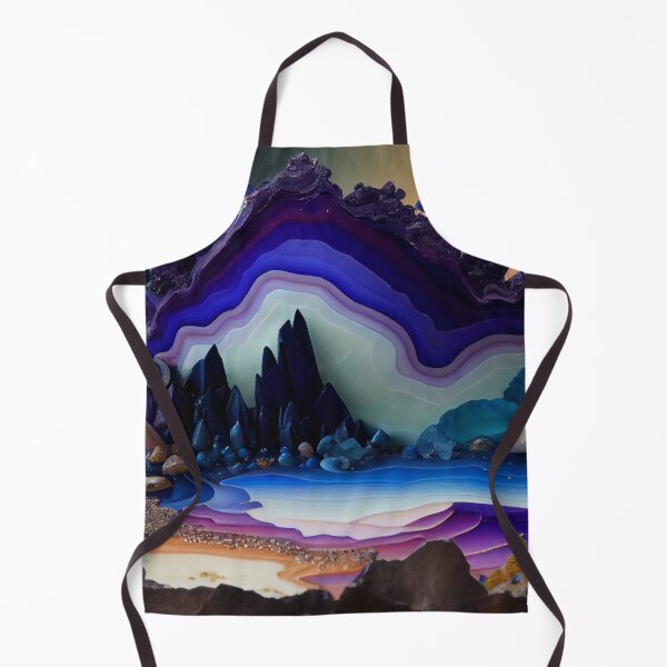 Item preview, geode landscape designed and sold by artfullyprompt.