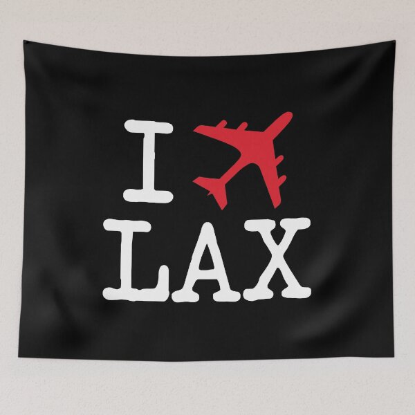 Item preview, I Love LAX - Los Angeles International Airport Code Design for Aviation Lovers designed and sold by Ikaroots.