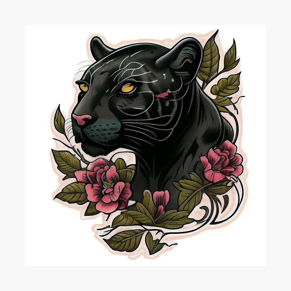 Panther head tattoo made by Zach... - The Bell Rose Tattoo | Facebook