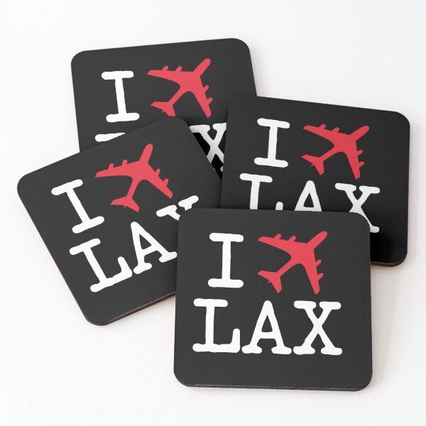 Item preview, I Love LAX - Los Angeles International Airport Code Design for Aviation Lovers designed and sold by Ikaroots.