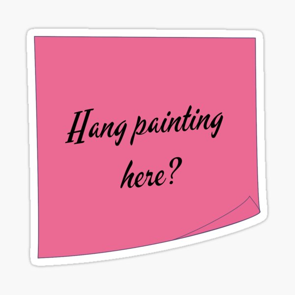 Item preview, hang painting here? designed and sold by signed-RMB.