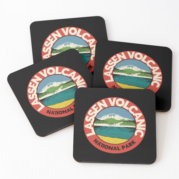 Artikelvorschau, Retro Lassen Volcanic National Park entworfen und verkauft von HalpinDesign.