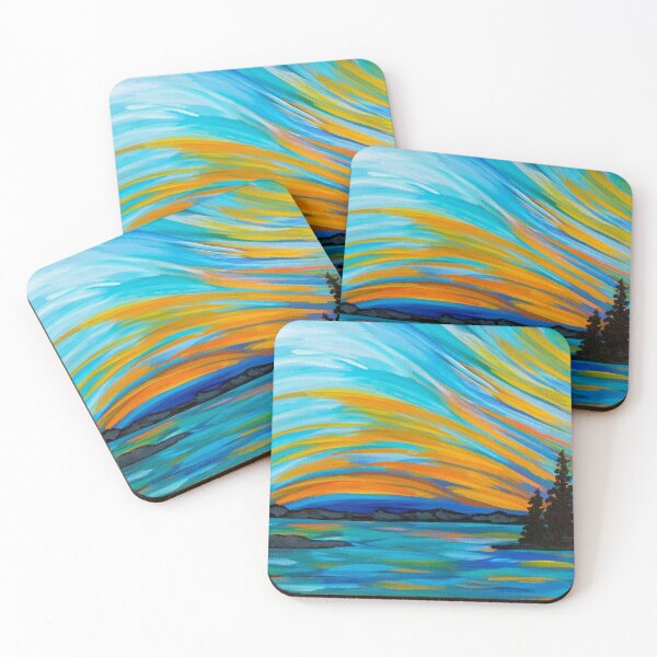 Item preview, Sunset Swerve designed and sold by Megan JL Evans Art.