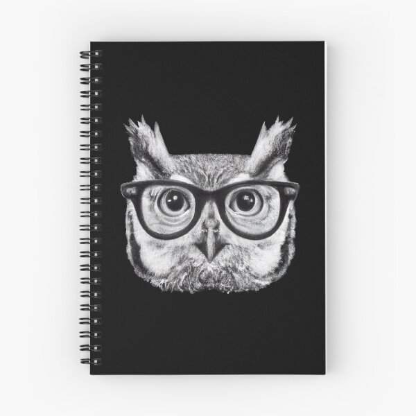 Item preview, Owl with glasses judging you designed and sold by Rahdoo.